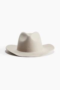 Felted Wool Cowboy Hat