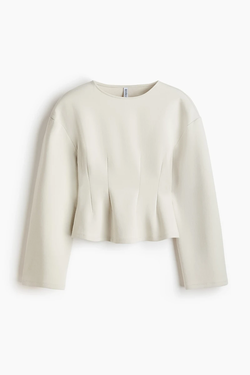 Fitted-Waist Interlock Top