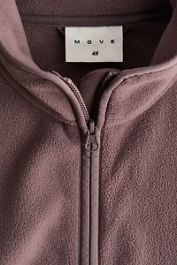 Regular-Fit Fleece Activewear Jacket