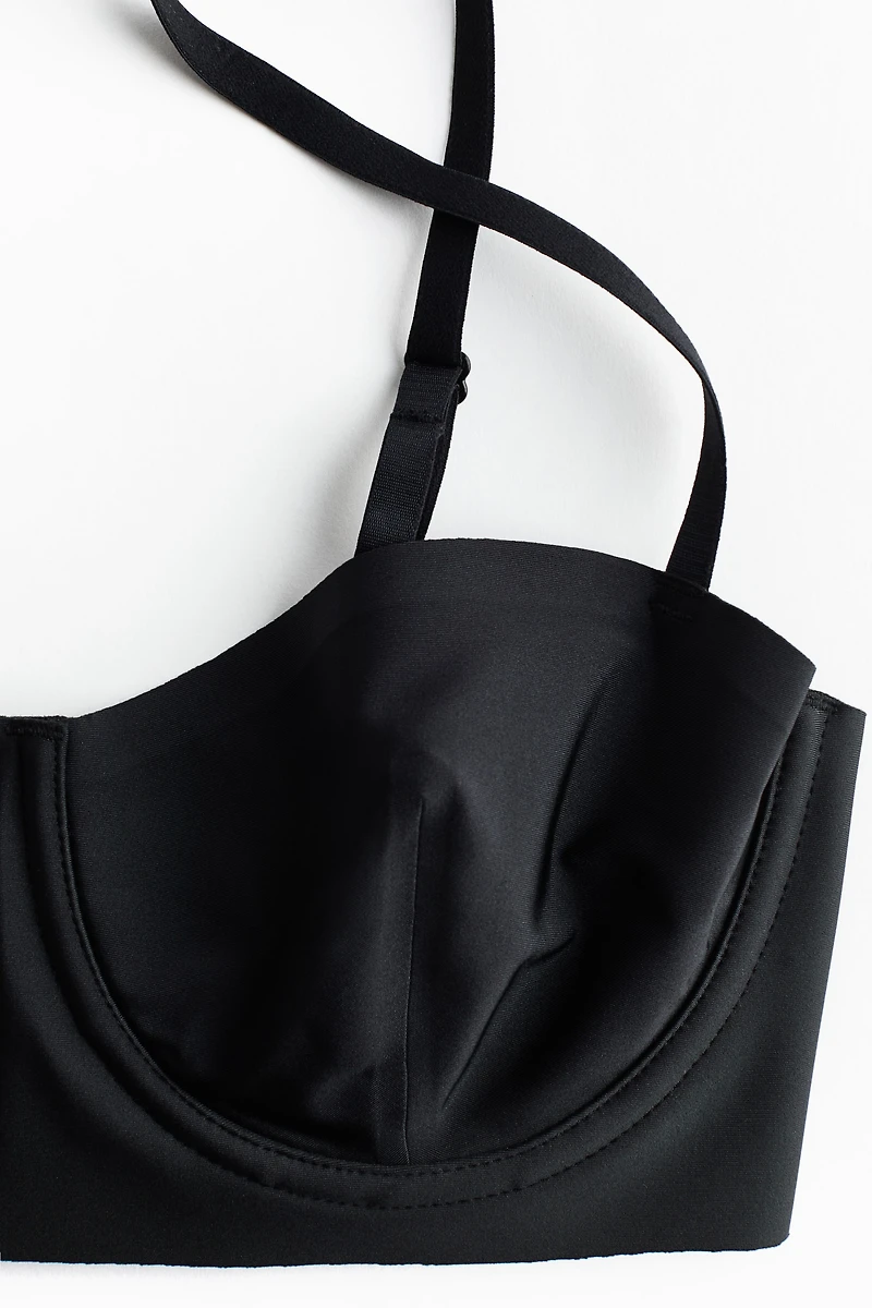 Soutien-gorge à armatures en microfibre