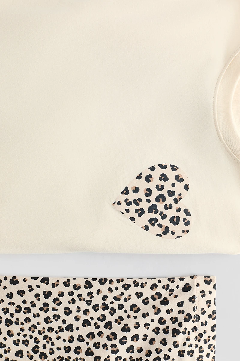 2-Piece Cotton Jersey Set