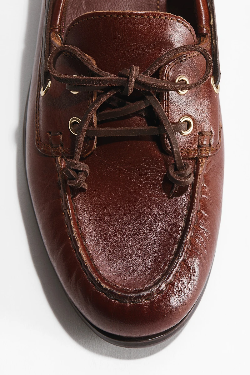 Leather Deck Shoes