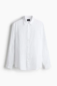 Regular-Fit Linen Shirt
