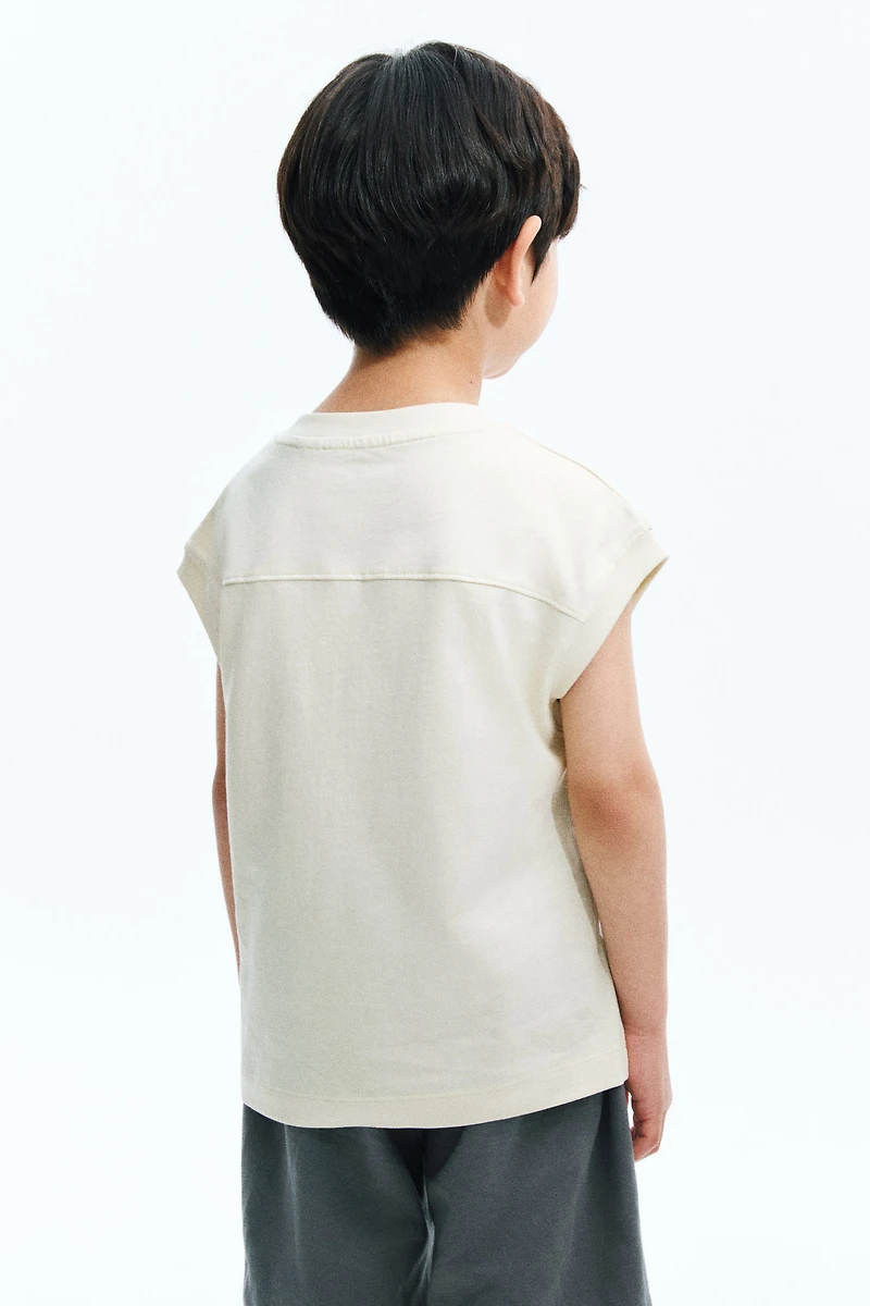 Printed Cotton Tank Top