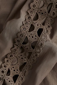 Lace-Trimmed Blouse