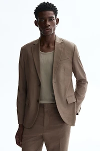Veste classique à fermeture droite