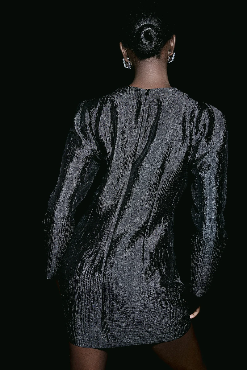 Jacquard-Weave Dress
