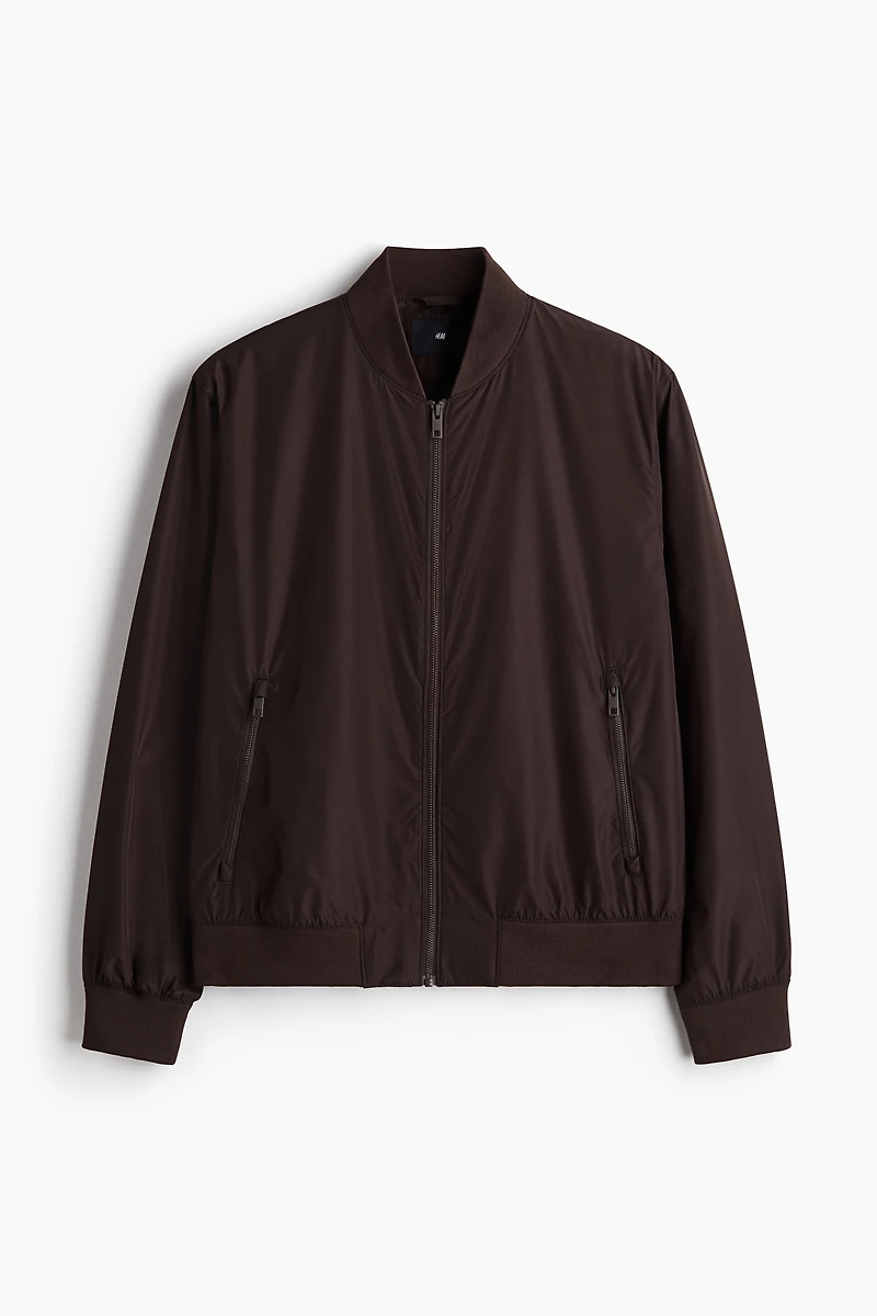 Regular-Fit Lightweight Bomber Jacket