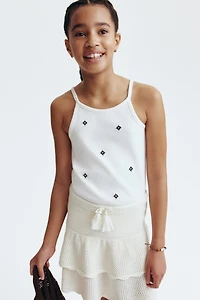 Ribbed Cotton Tank Top