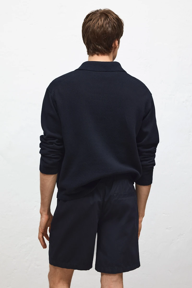 Regular-Fit Canvas Shorts