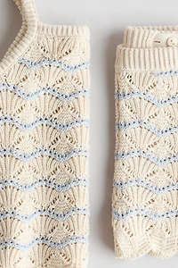 2-Piece Pointelle-Knit Cotton Set