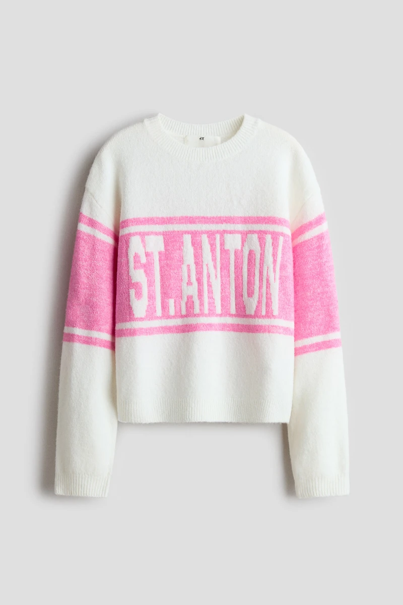 Chandail ample à motif