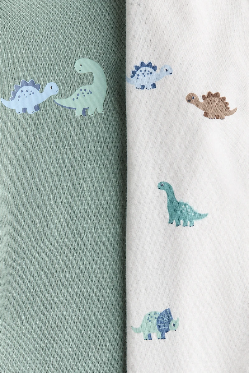 2-Pack Printed Pajama Jumpsuits