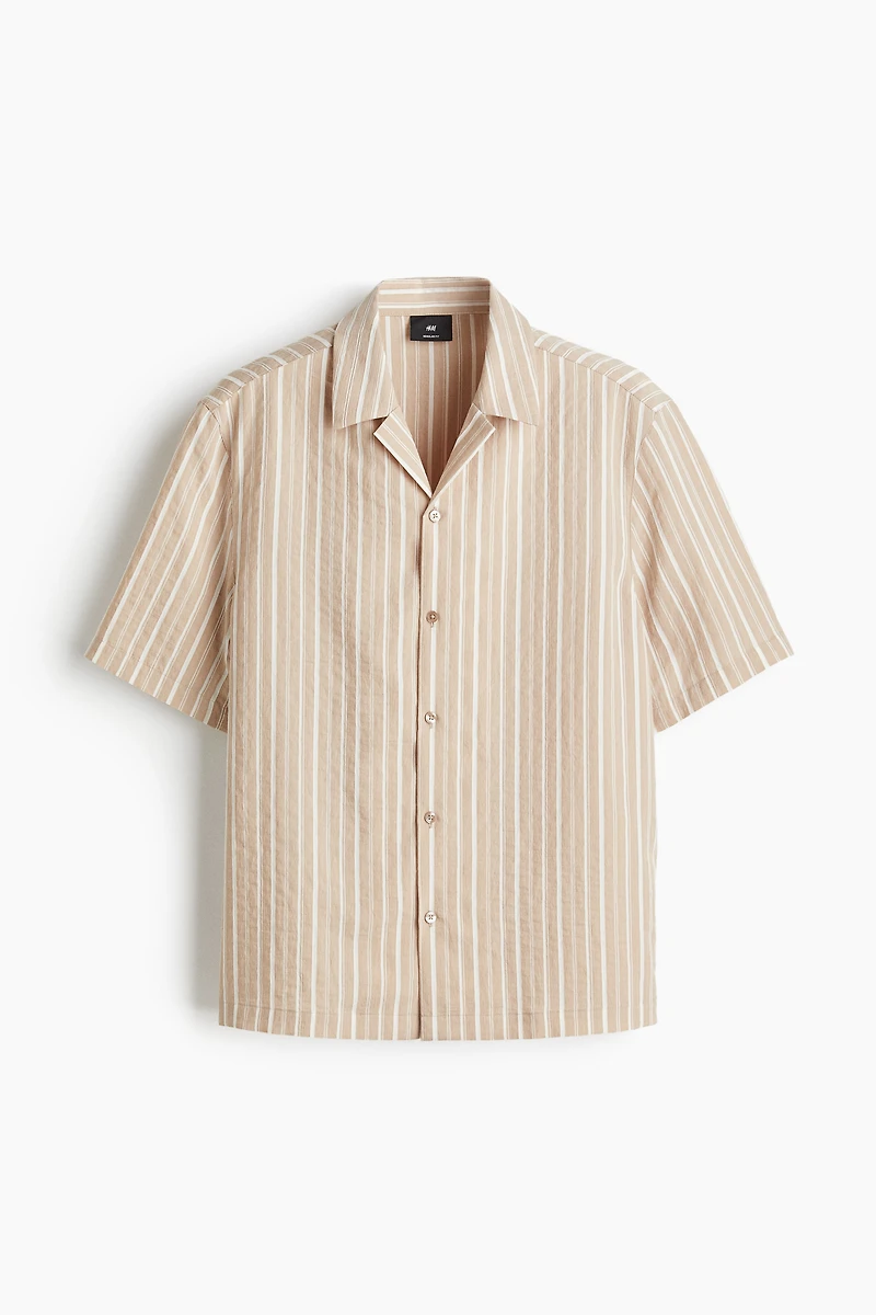 Regular-Fit Lyocell-Blend Resort Shirt