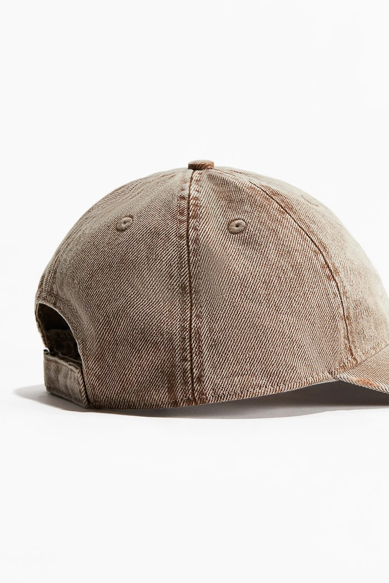 Motif-Detail Cotton Cap