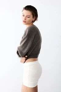 Ribbed Cotton Boxer Briefs