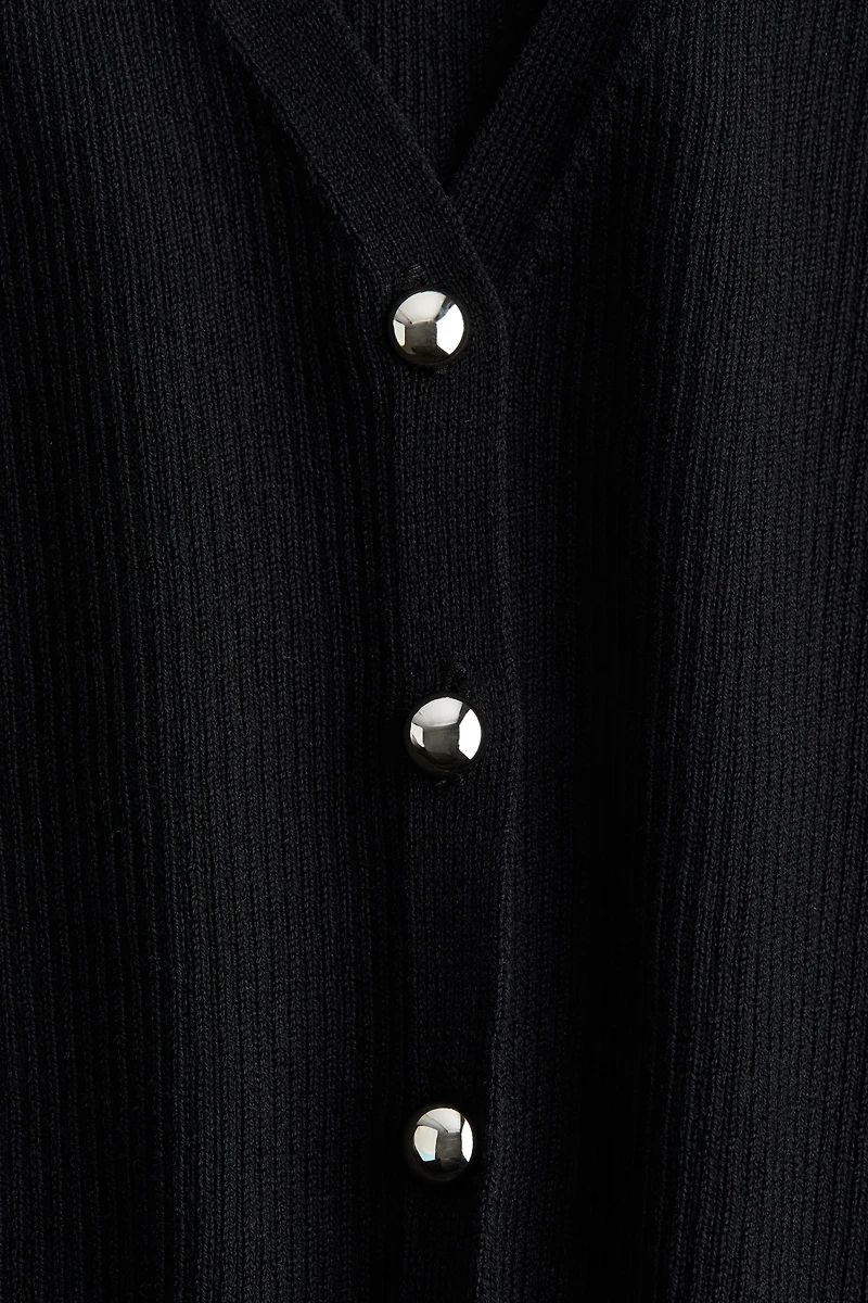 Button-Front Sweater Vest
