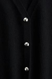 Button-Front Sweater Vest