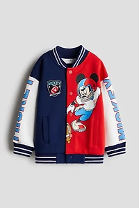 Veste de baseball Grande Taille imprimée
