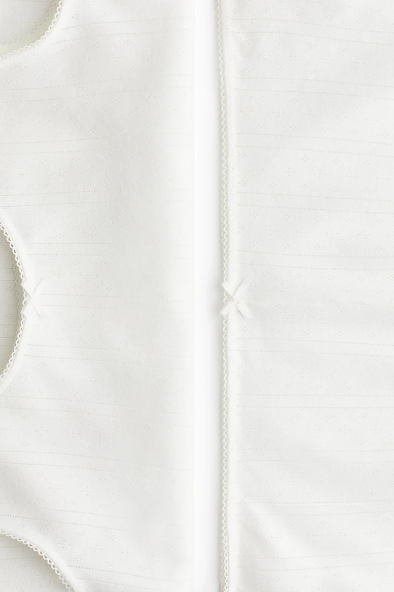 Pyjama en pointelle de coton