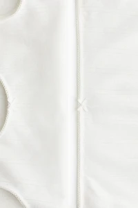 Pyjama en pointelle de coton