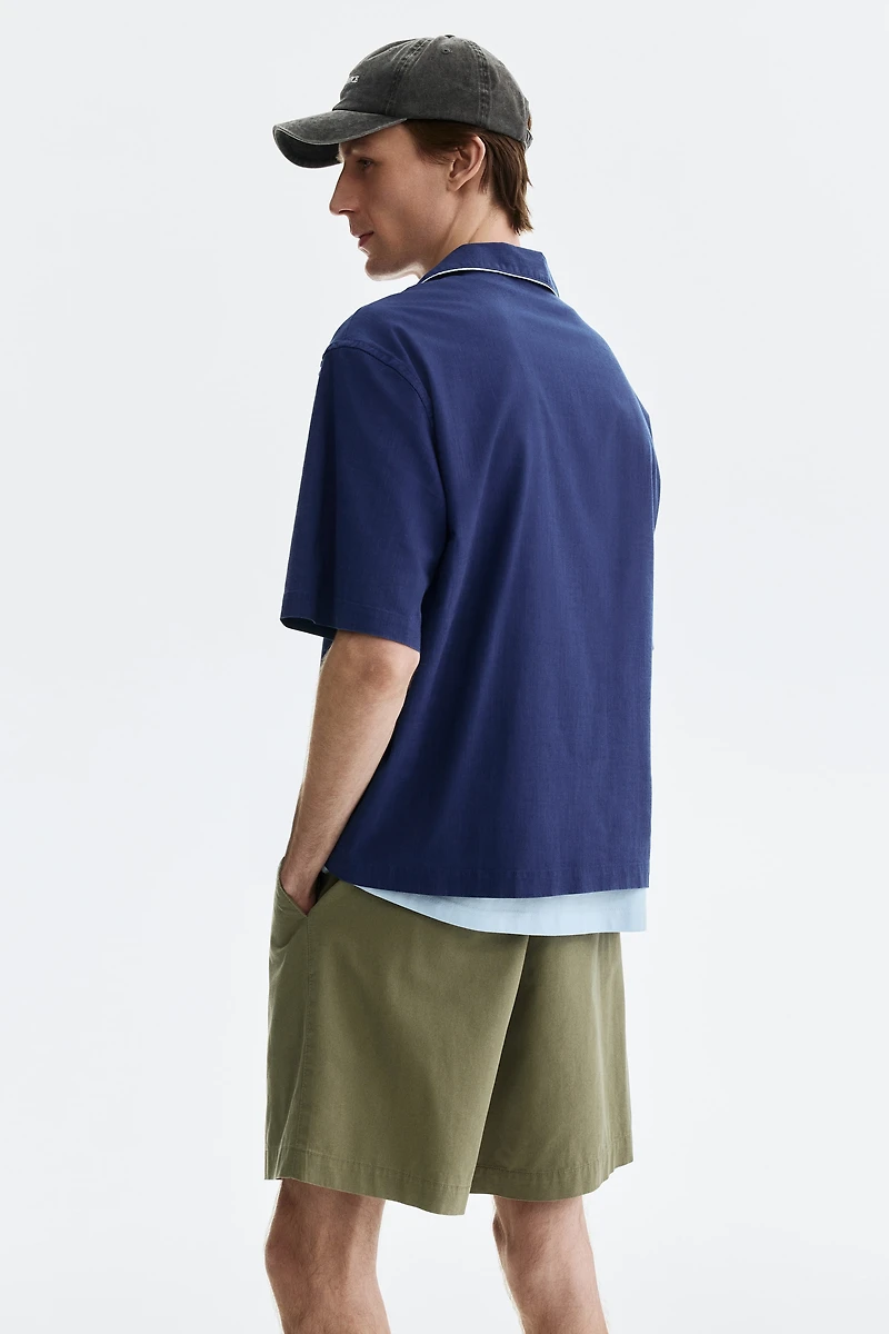 Relaxed-Fit Cotton Shorts
