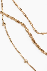 Collier à effet superposé