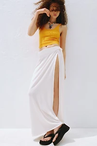 Jupe portefeuille maxi