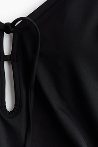 Padded-Cup High-Leg Swimsuit