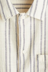 Chemise classique à manches courtes