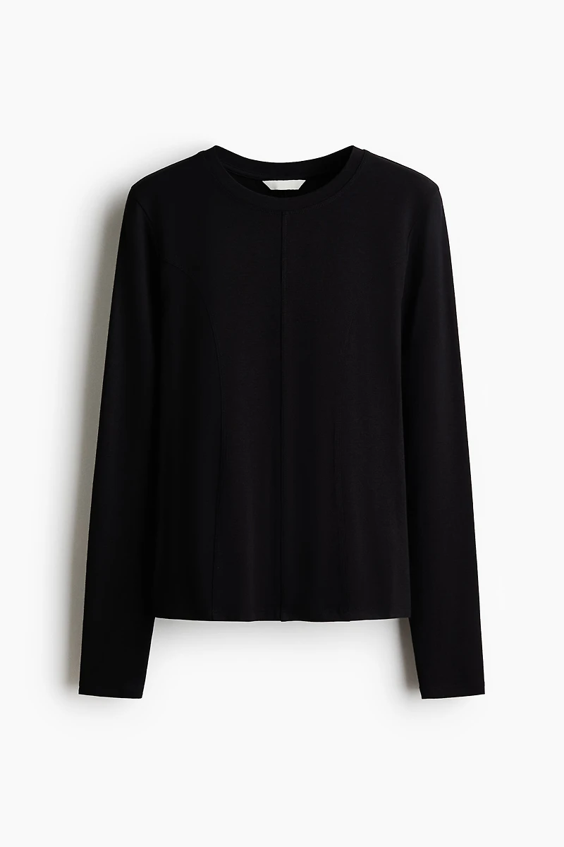 Long-Sleeved Jersey Top