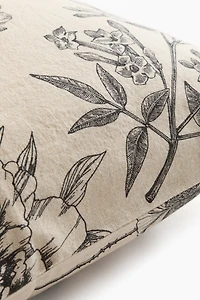 Linen-Blend Cushion Cover