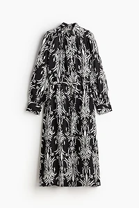 Robe midi avec col