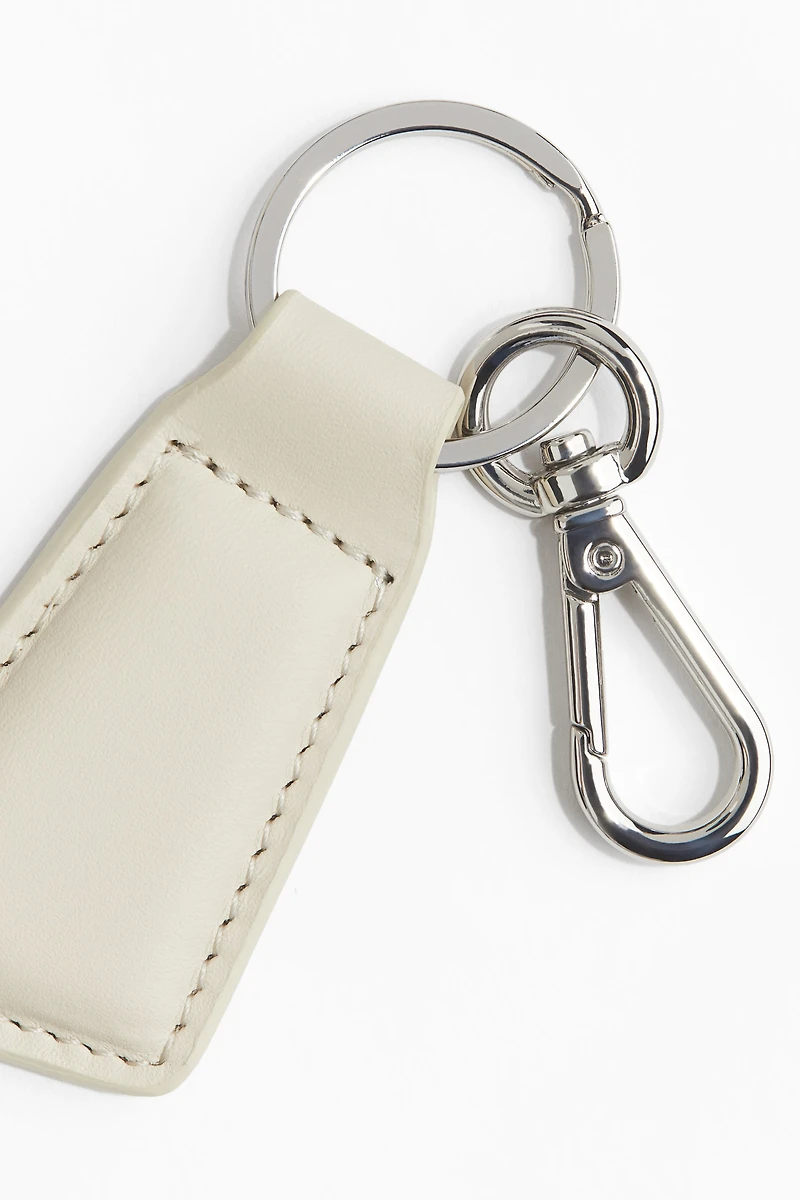 Key Ring with Leather Strap