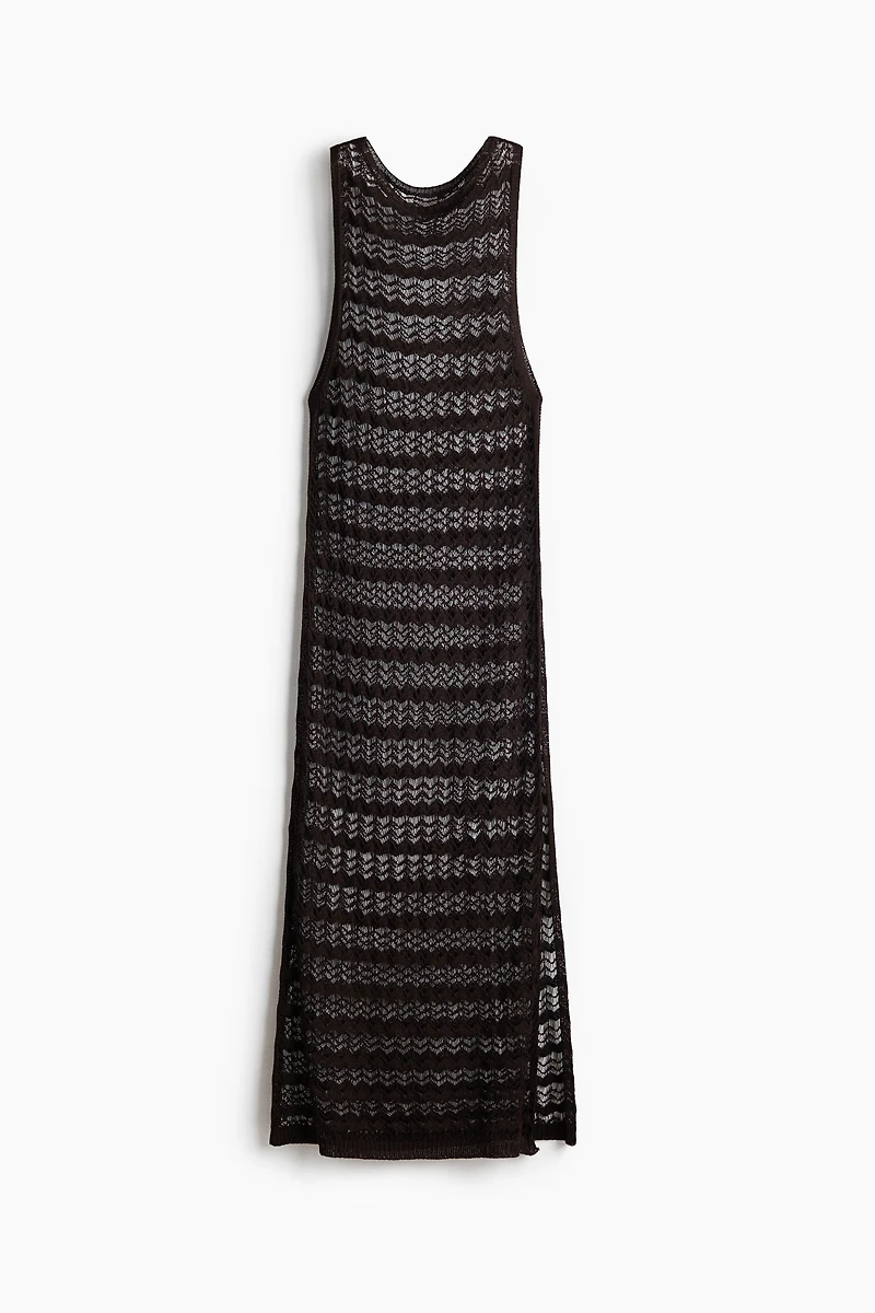 Pointelle-Knit Beach Dress