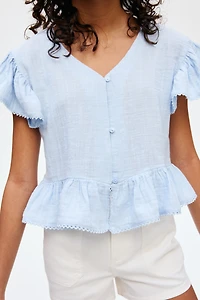 Cotton Muslin Blouse