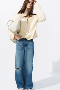 Barrel Regular Waist Ankle Jeans