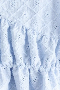 Pointelle Jersey Top