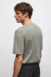 Regular-Fit Knit T-Shirt
