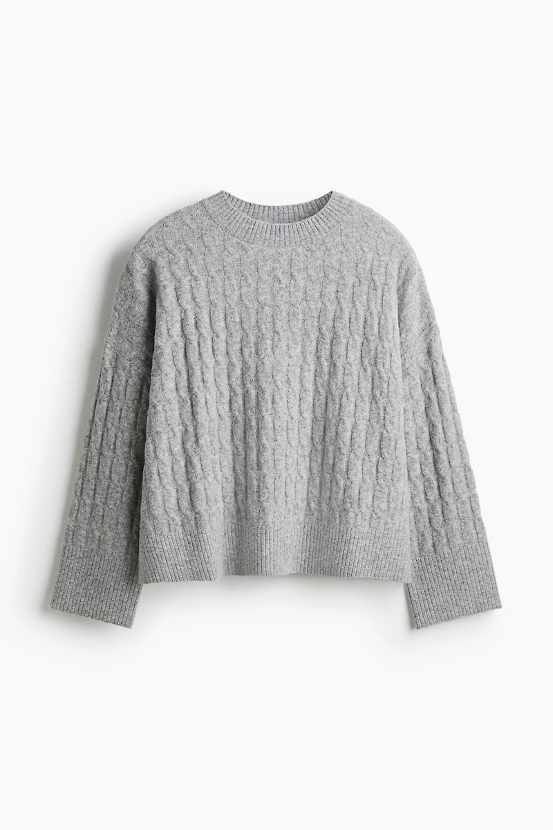 Cable-Knit Sweater