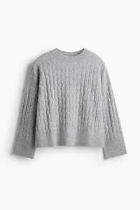 Cable-Knit Sweater