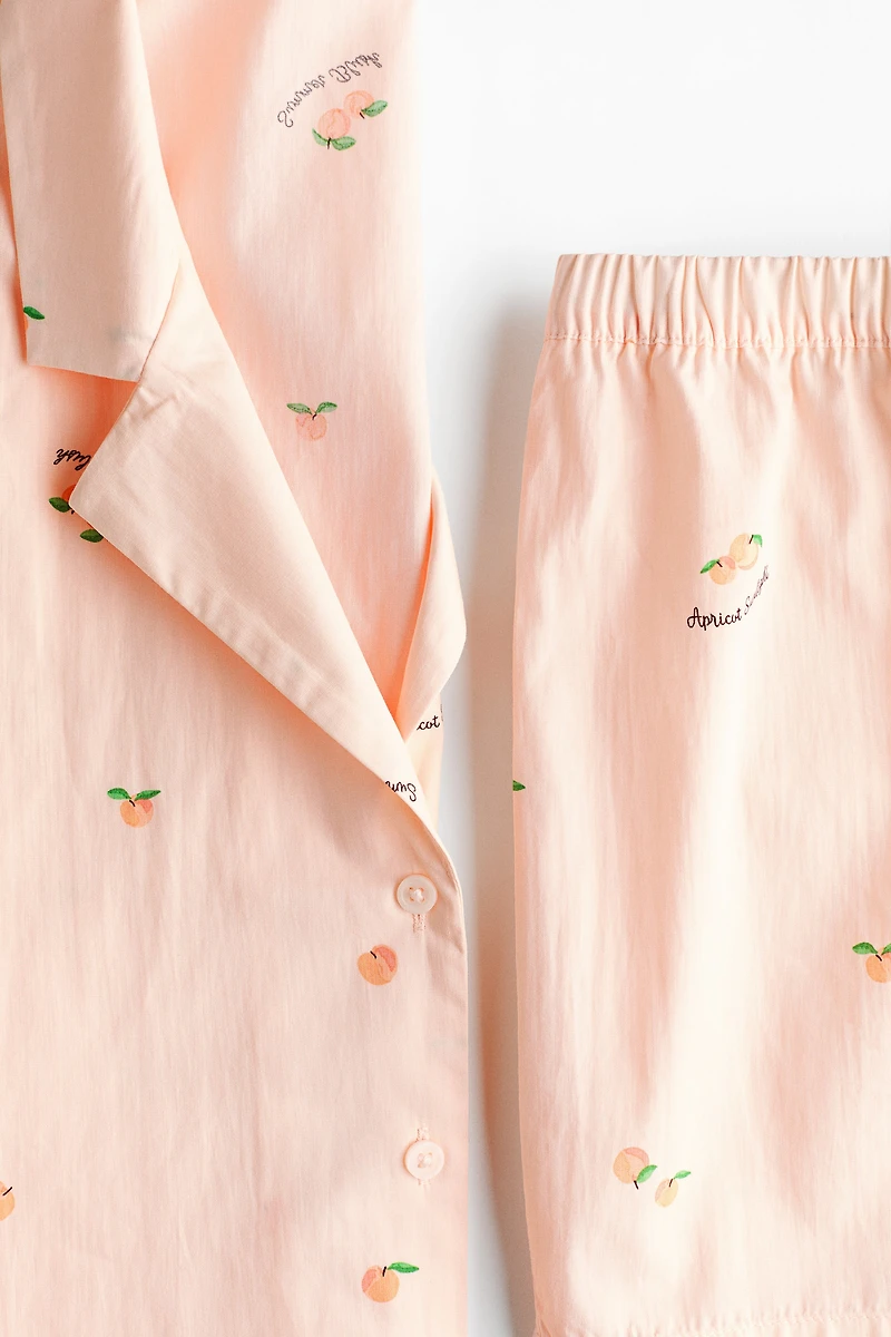 Pajama Shirt and Shorts
