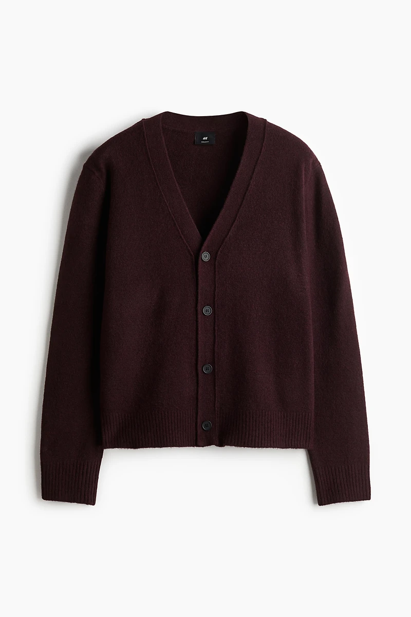 Regular-Fit Brushed Cardigan