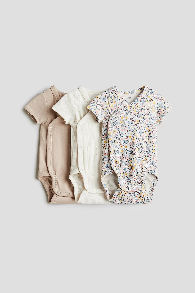 3-pack Wrapover Bodysuits