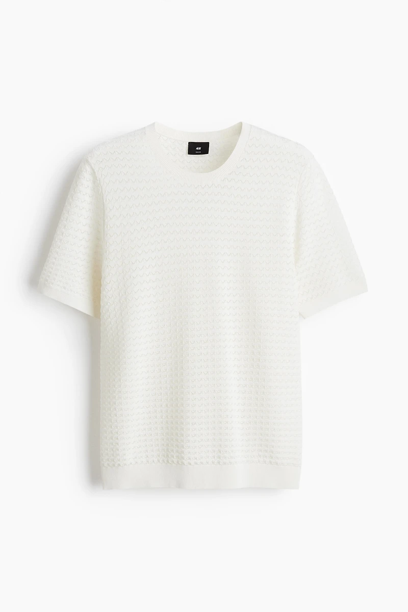 Slim-Fit Knit T-Shirt