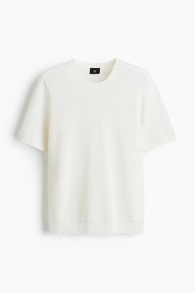 Slim-Fit Knit T-Shirt