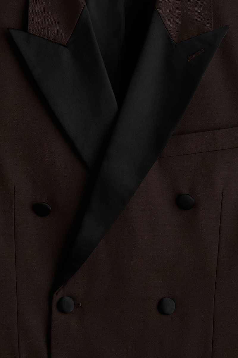 Regular-Fit Wool-Blend Tuxedo Jacket