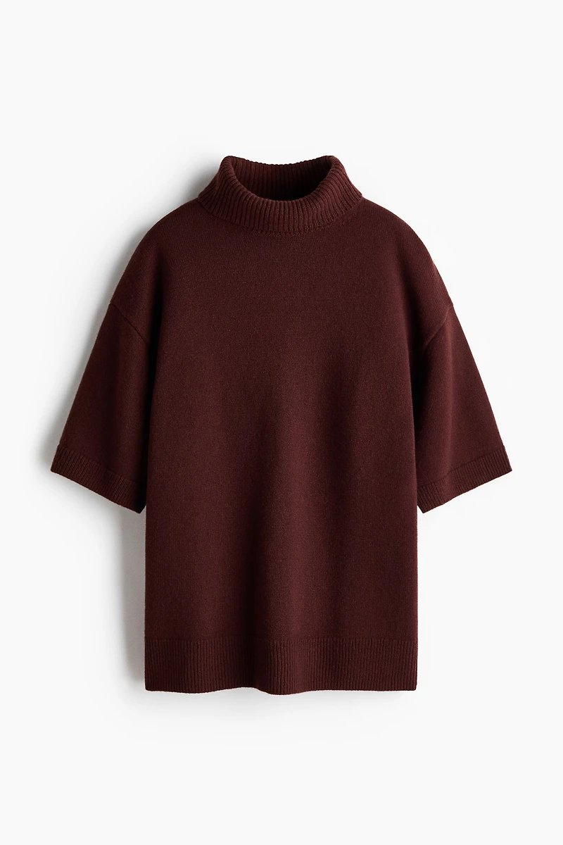 Roll-Neck Wool Sweater