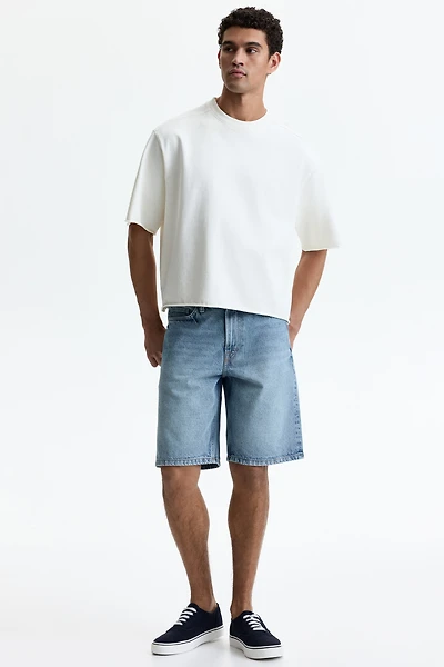Relaxed Denim Shorts