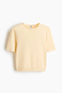 Fine-Knit T-Shirt